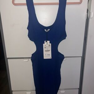 Zara Blue Mini Dress